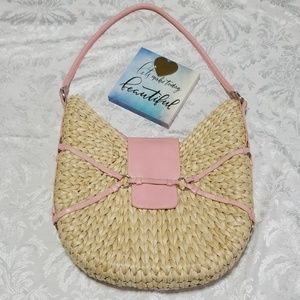 Gorgeous Unique Woven Straw Bag